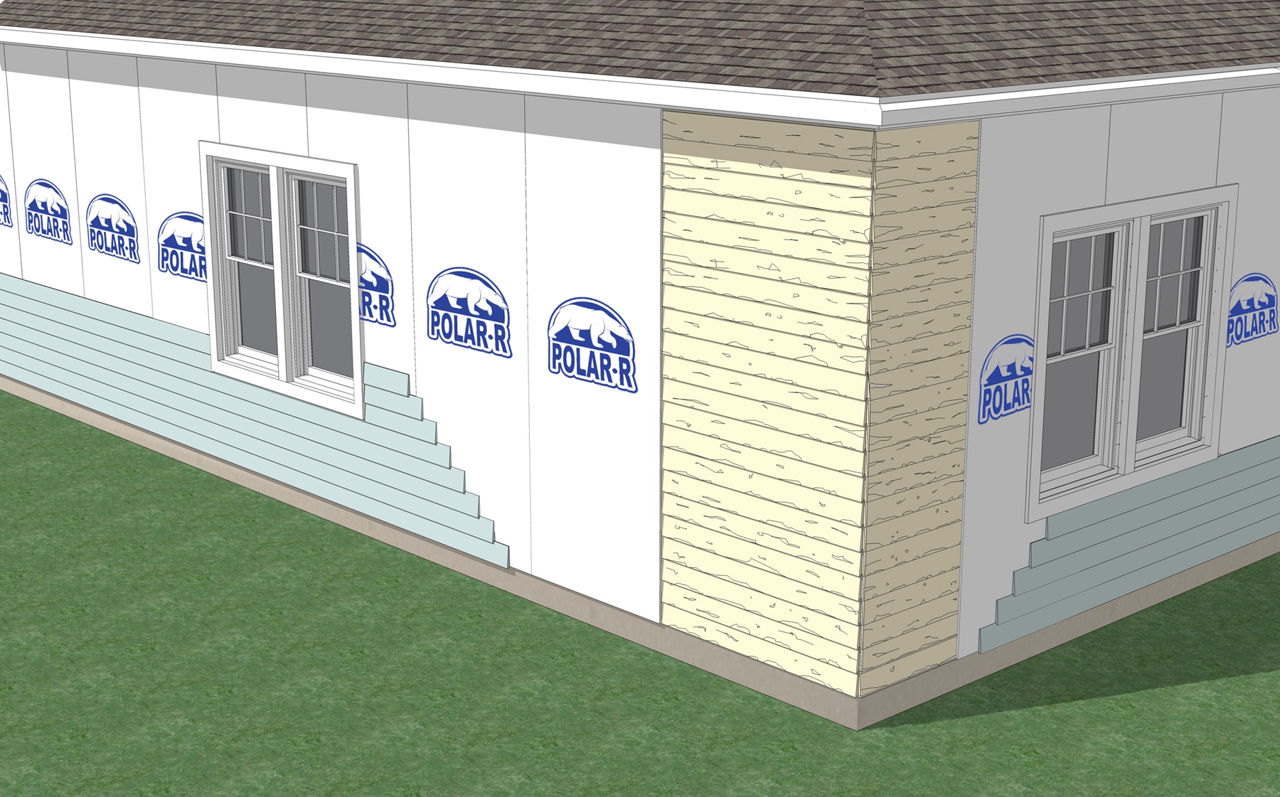 Polar R Sheathing and Siding Underlayment ACH Foam Technologies
